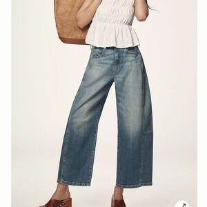 Pilcro Classic Blue Flare Jeans